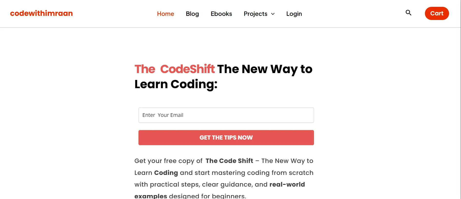 codewithimraan website